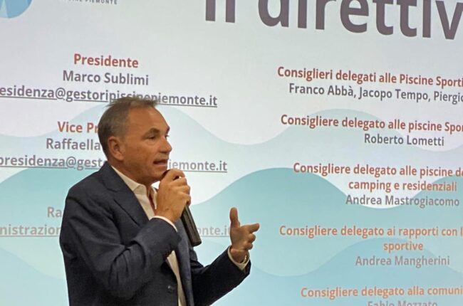 Il presidente Marco Sublimi